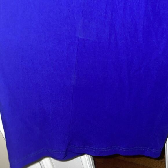 Reiss freya twisted classic turtleneck knot midi elegant saphire dress size 2 - Picture 6 of 10